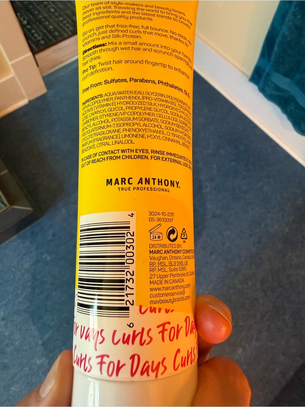 FREE Marc Anthony Strictly Curls Curl Defining Lotion - Picture 4 of 4